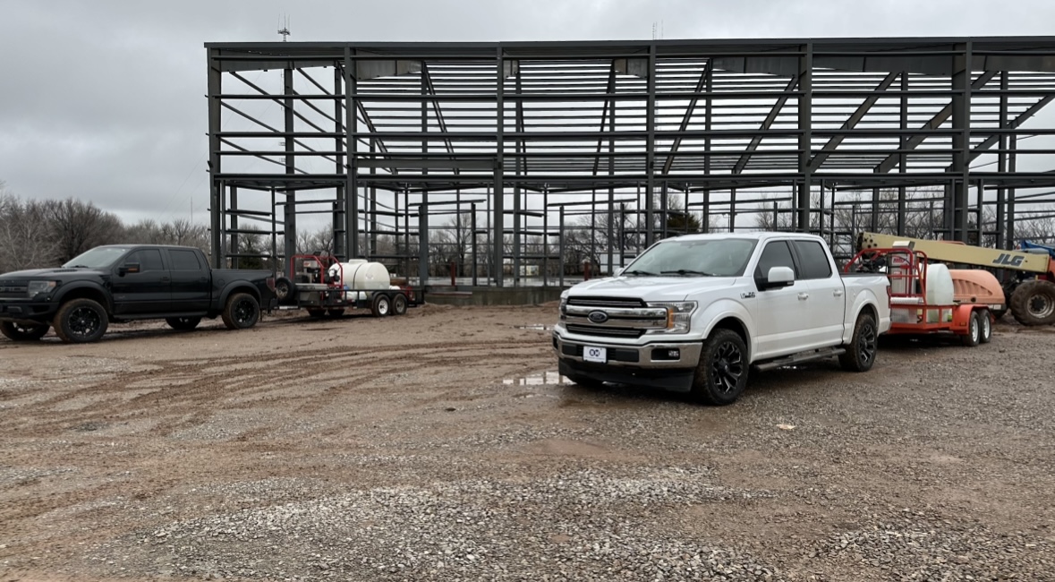 Large Construction Site Wash in Enid Oklahoma